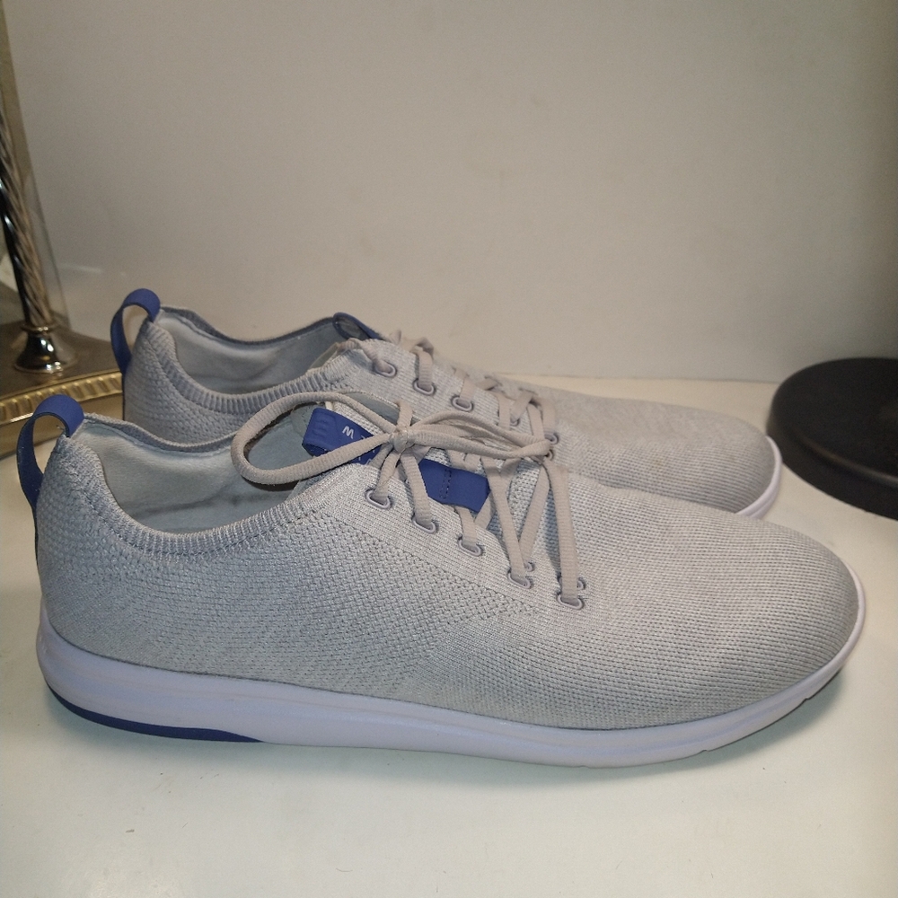 Travis Mathew 'The Daily Lite' Gray Knit Sneakers Shoes Men's sz 14.